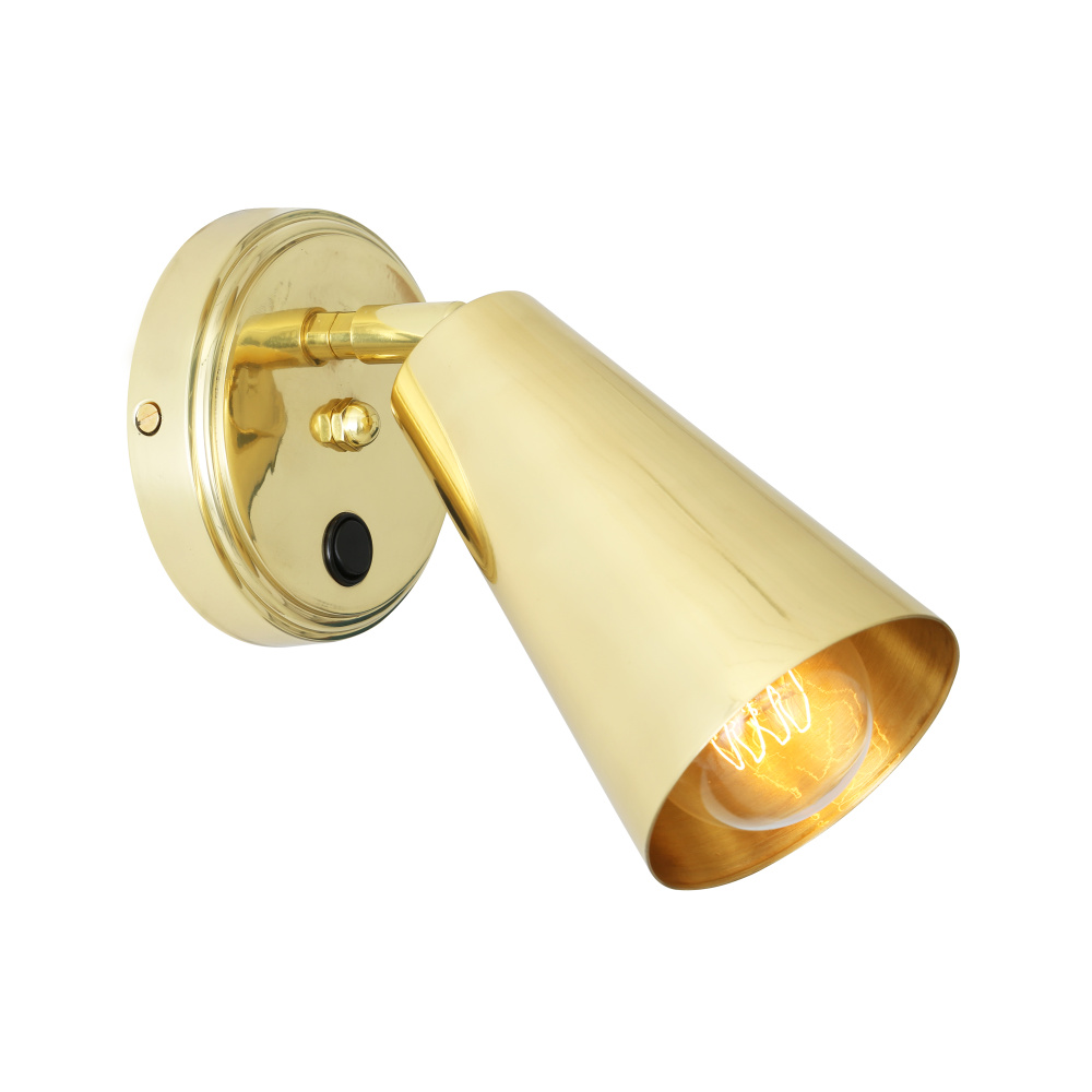 Cashel Wall Light | Polished Brass